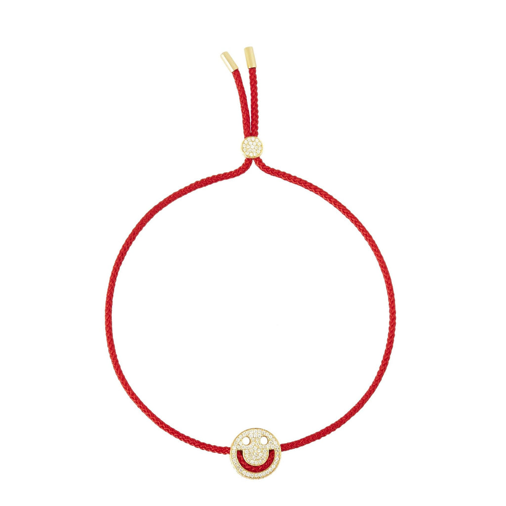 FRIENDS Happy Diamond 18K Gold Bracelet w. Diamond