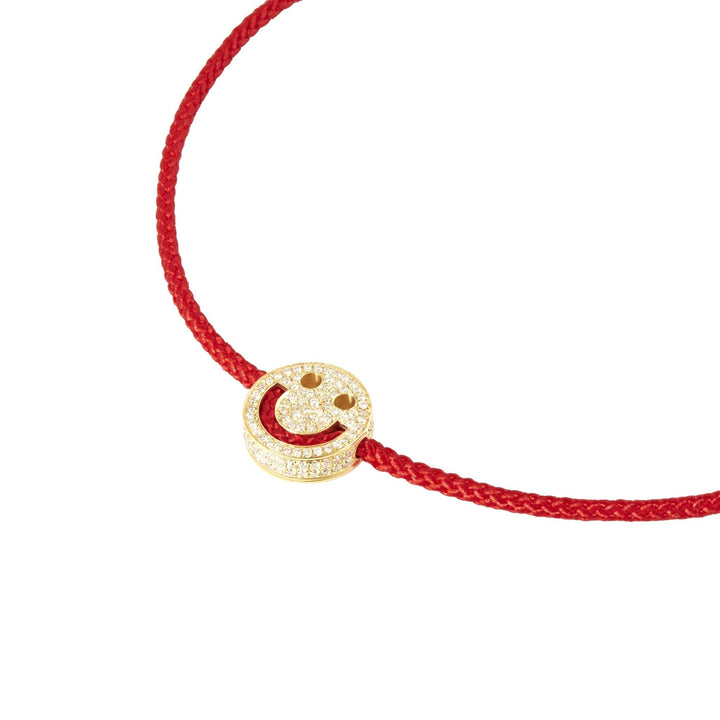 FRIENDS Happy Diamond 18K Gold Bracelet w. Diamond