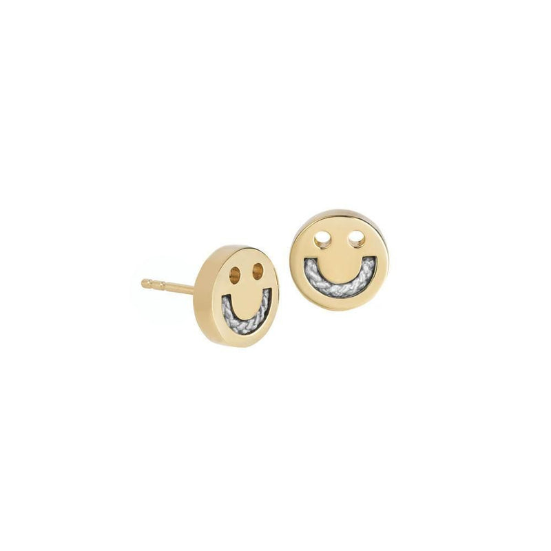 FRIENDS Happy Cord / Red 18K Gold Plated or Silver Studs