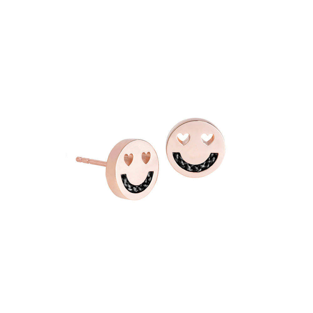 FRIENDS Smitten Cord / Pink 18K Gold Plated Studs