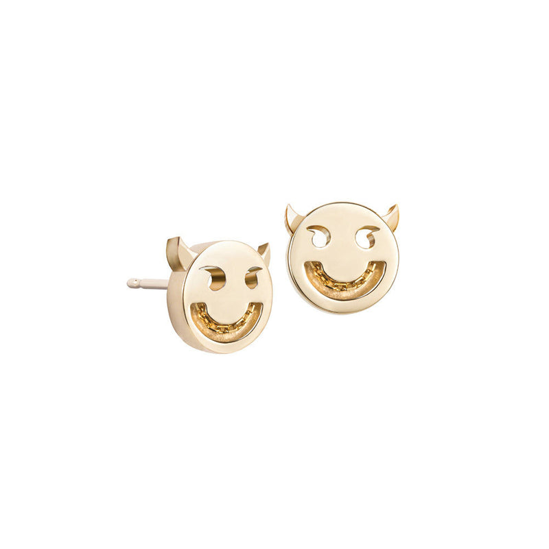 FRIENDS Wicked Chain 18K Gold Plated Studs