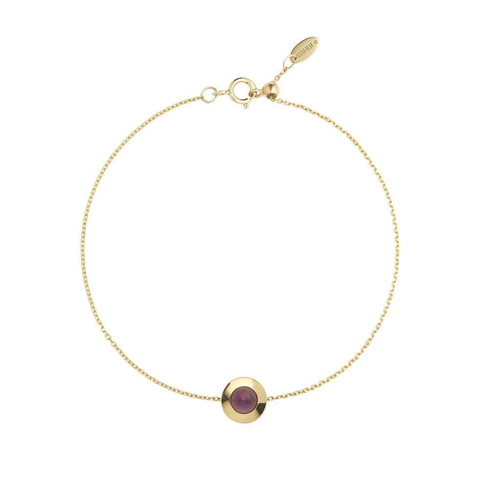 Gems of Cosmo 18K Gold Bracelet w. Amethyst