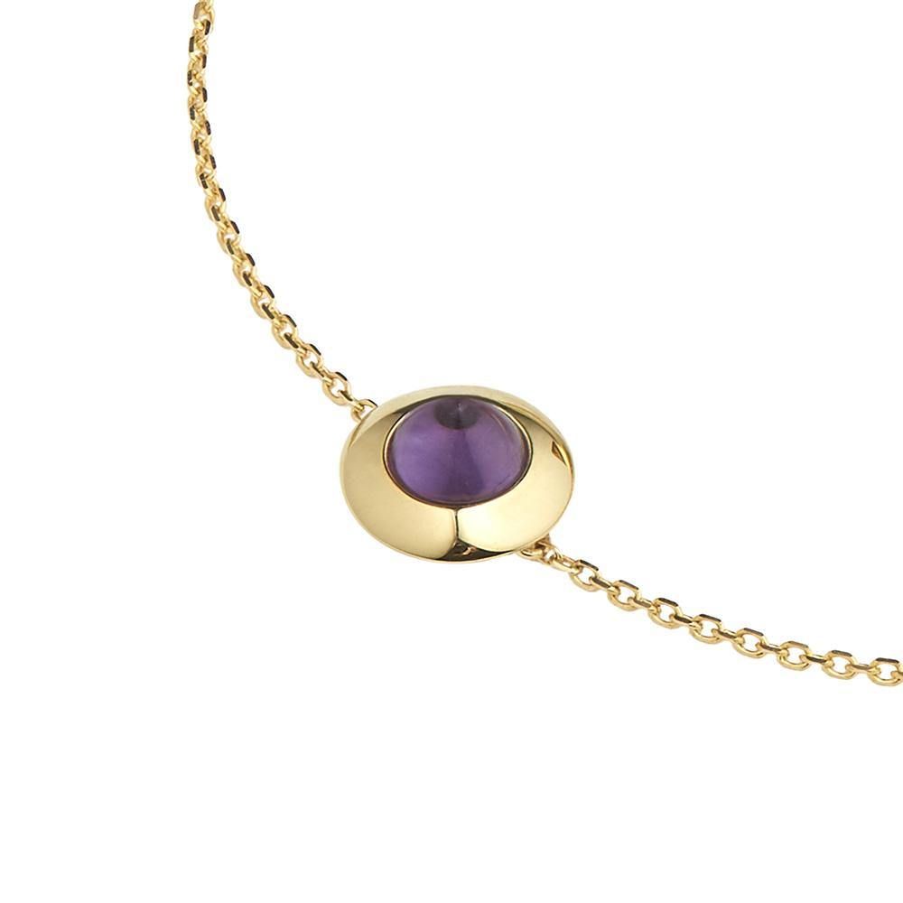 Gems of Cosmo 18K Gold Bracelet w. Amethyst