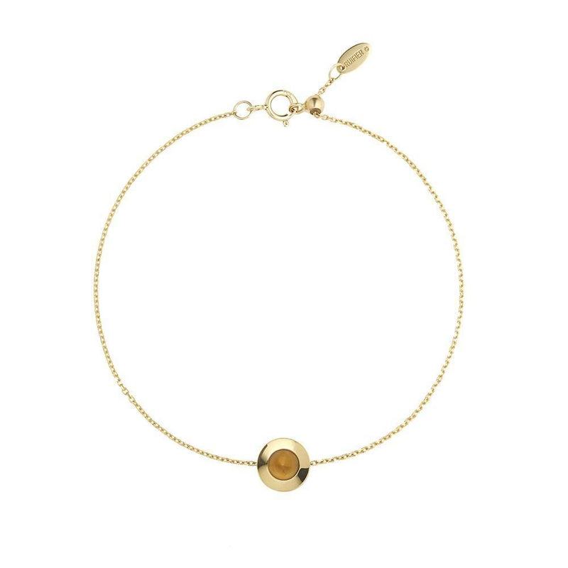Gems of Cosmo 18K Gold Bracelet w. Citrin