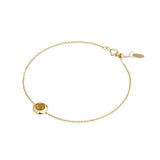 Gems of Cosmo 18K Gold Bracelet w. Citrin