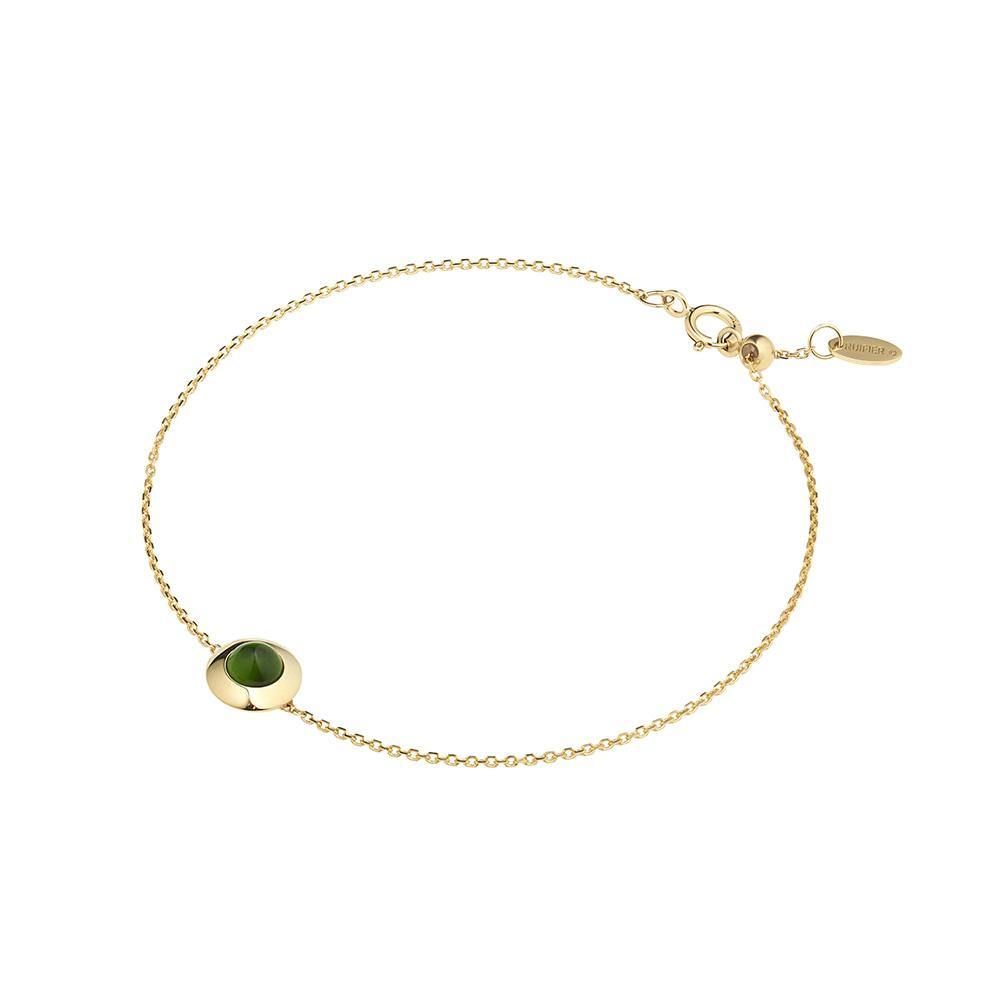 Gems of Cosmo 18K Gold Bracelet w. Chrome diopside