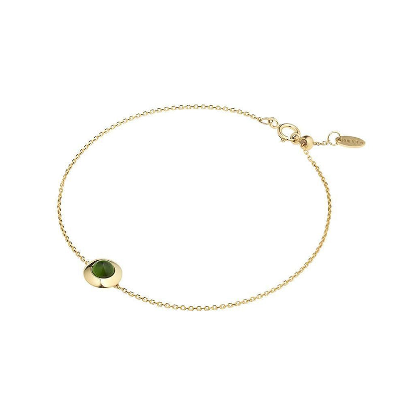 Gems of Cosmo 18K Guld Armbånd m. Chrome diopside