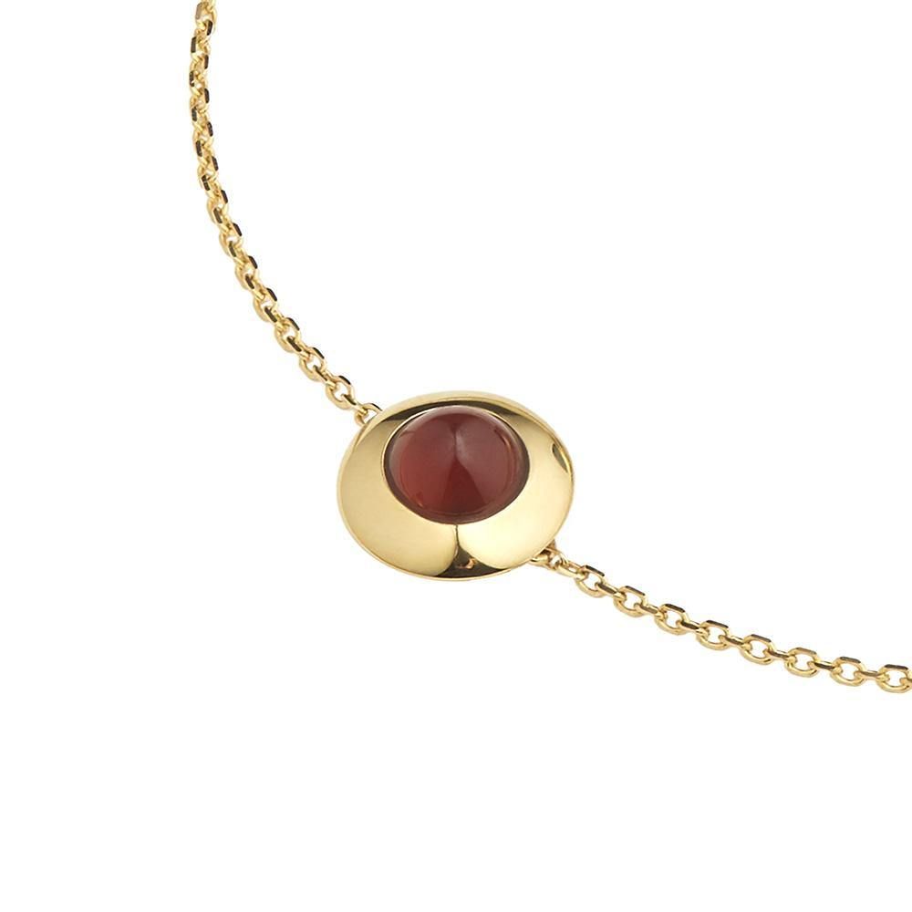 Gems of Cosmo 18K Gold Bracelet w. Garnet