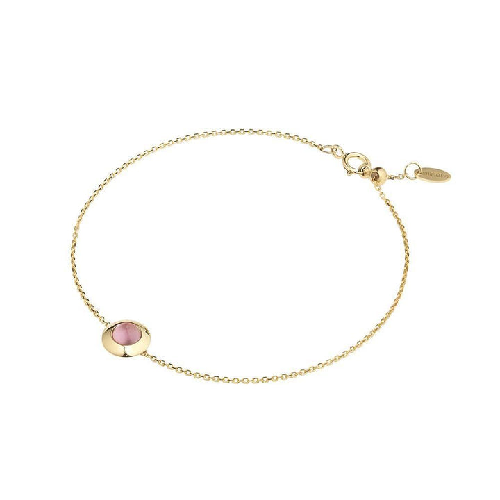 Gems of Cosmo 18K Gold Bracelet w. Rubellite