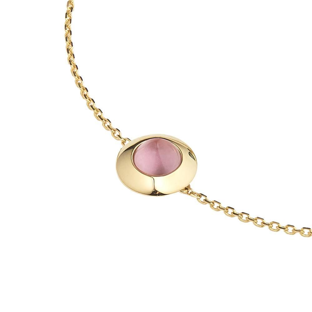 Gems of Cosmo 18K Gold Bracelet w. Rubellite