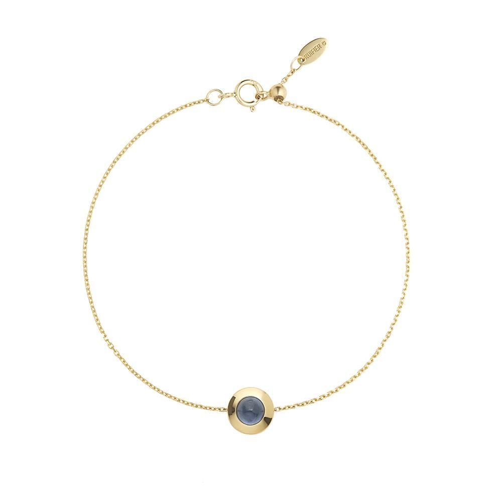 Gems of Cosmo 18K Gold Bracelet w. Sapphire