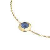 Gems of Cosmo 18K Gold Bracelet w. Sapphire
