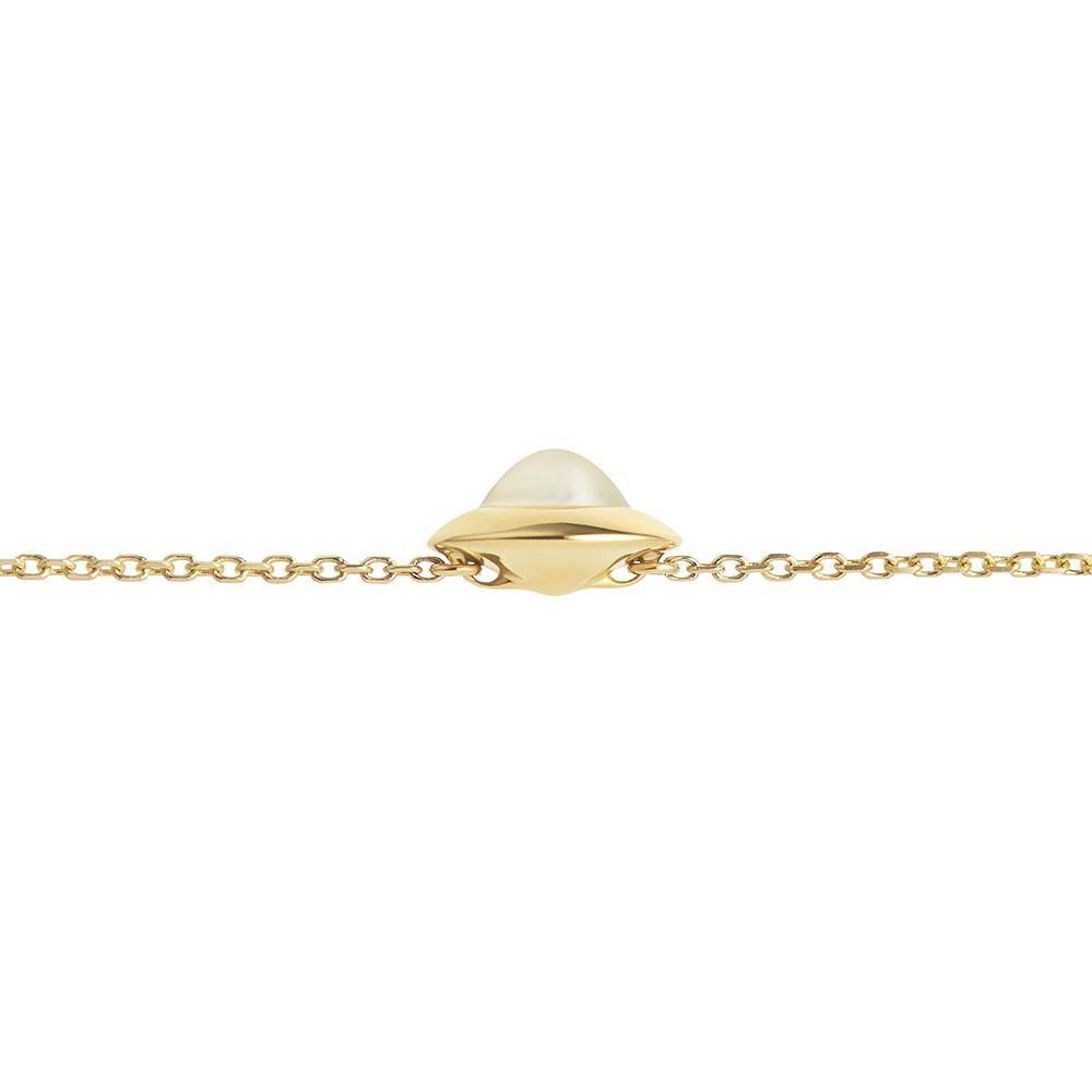 Gems of Cosmo 18K Gold Bracelet w. Garnet