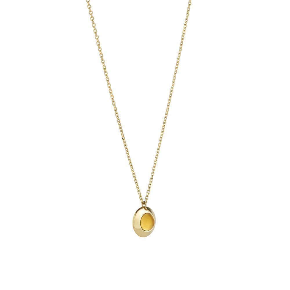 Gems of Cosmo 18K Gold Necklace w. Citrin