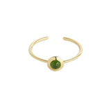Gems of Cosmo 18K Gold Ring w. Chrome diopside