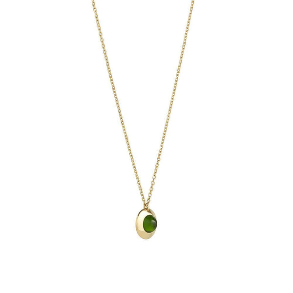 Gems of Cosmo 18K Gold Necklace w. Chrome diopside