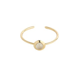 Gems of Cosmo 18K Gold Ring w. Moonstone