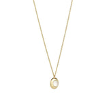 Gems of Cosmo 18K Gold Necklace w. Moonstone