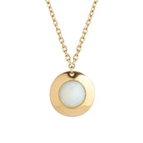 Gems of Cosmo 18K Gold Necklace w. Opal