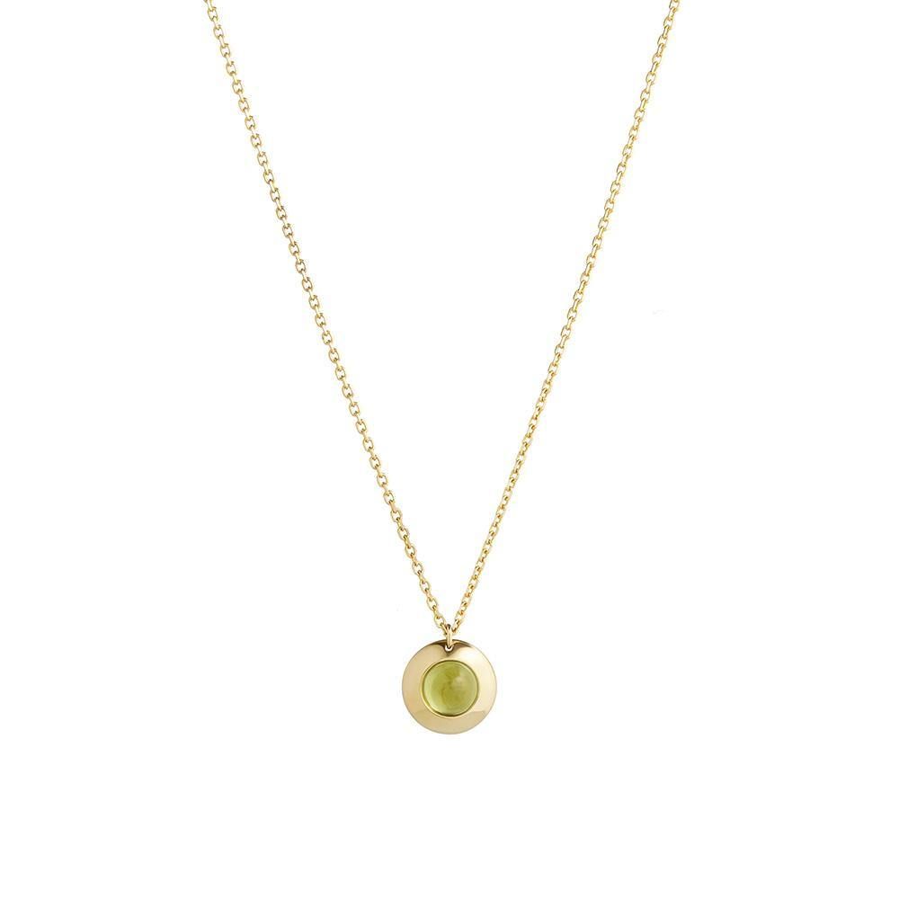 Gems of Cosmo Olivine Halskette