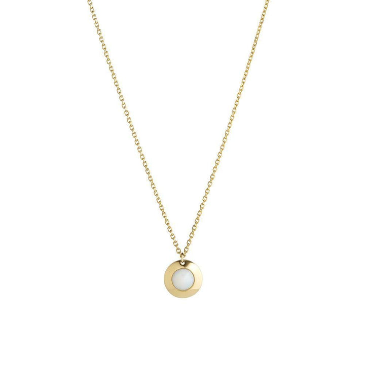 Edelsteine von Cosmo 18k Gold Halskette w. Opal
