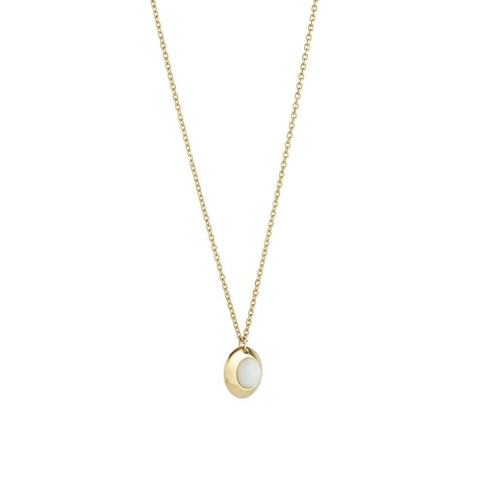 Edelsteine von Cosmo 18k Gold Halskette w. Opal