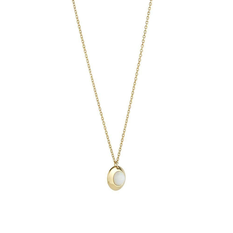 Gems of Cosmo 18K Gold Necklace w. Opal