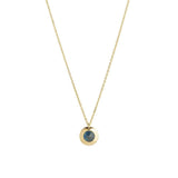 Gems of Cosmo 18K Gold Necklace w. Topaz