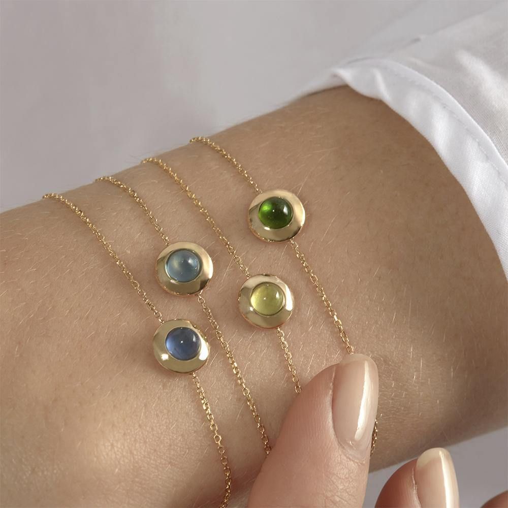 Gems of Cosmo 18K Gold Bracelet w. Sapphire