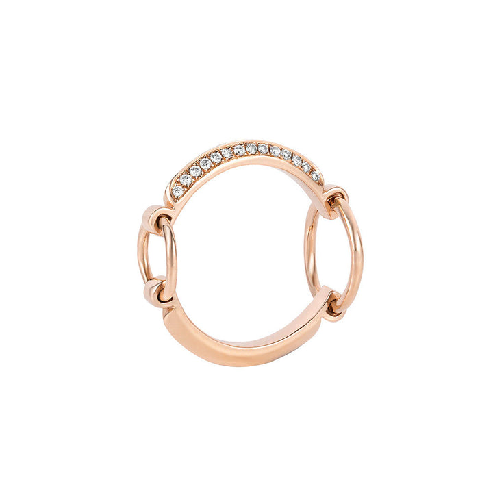 ICON FINE Sphaera 18K Rosegold Ring w. Diamond
