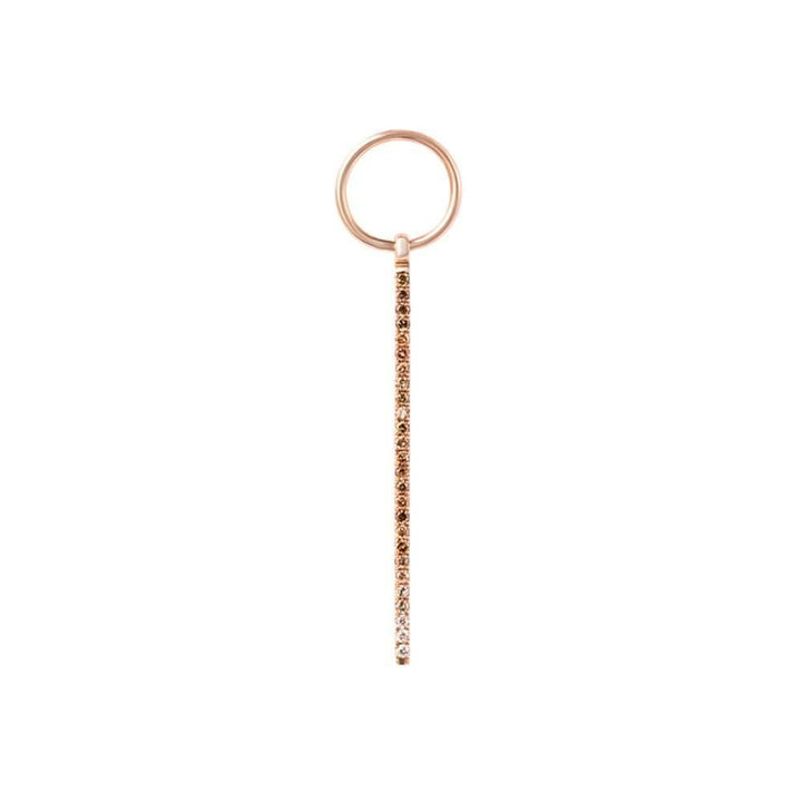 ICON FINE Drop 18K Rosegold Earrings w. Diamond