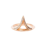 ICON FINE Spire 18K Rosegold Ring w. Diamond