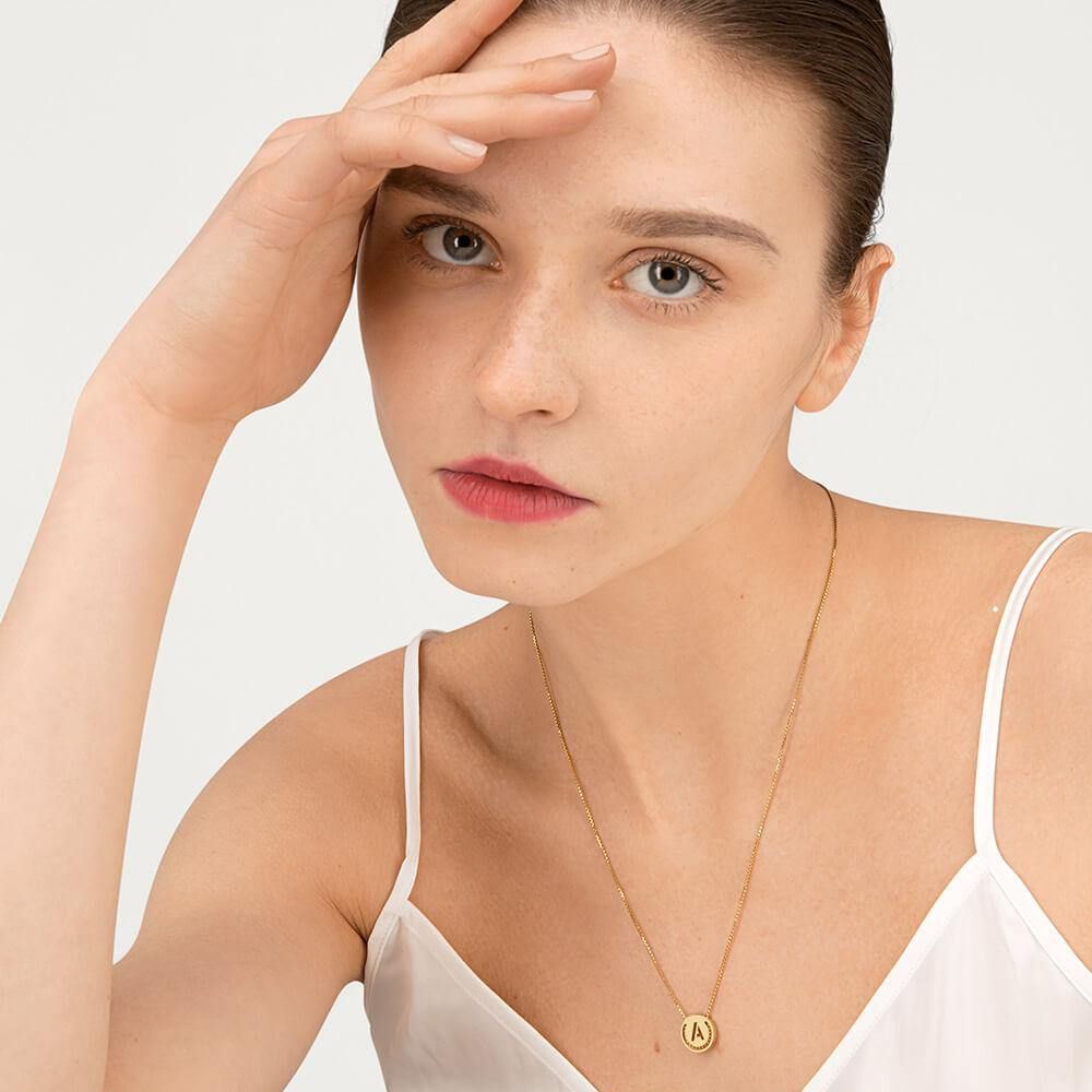 ABCs - R 18K Gold Plated Halskette