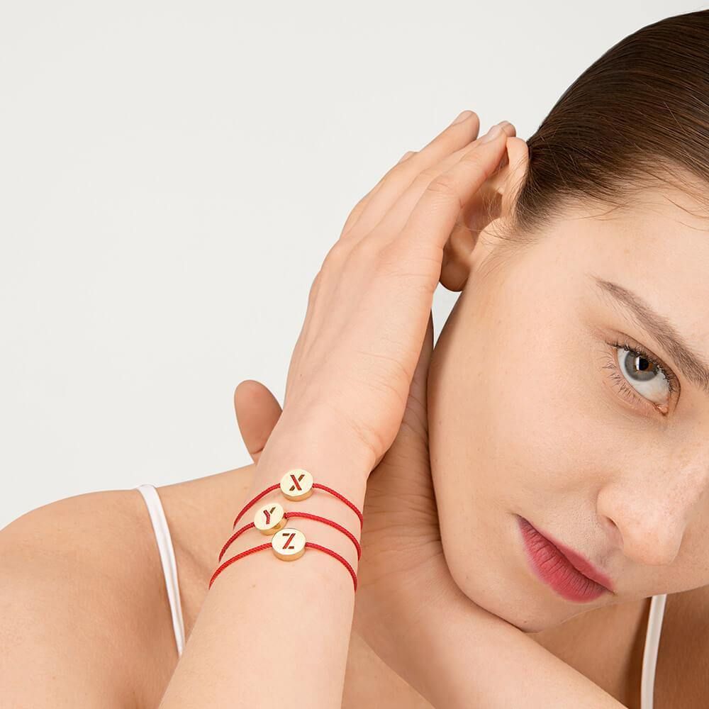 ABCs - Y 18K Gold plattiert Armband