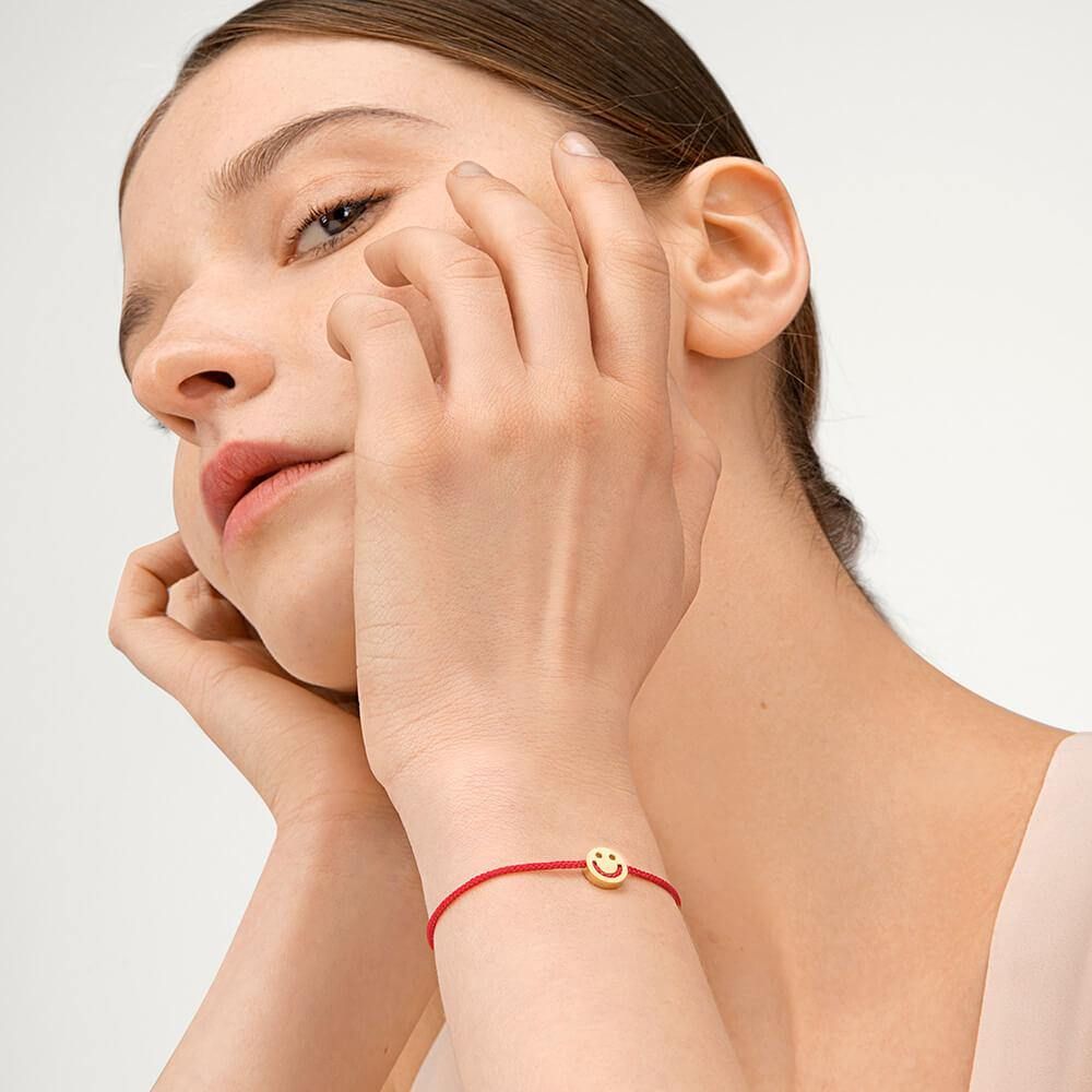 FRIENDS Happy 18K Gold Plated or Silver Bracelet