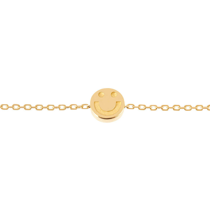 Modern Words Fine Happy 18K Gold Bracelet