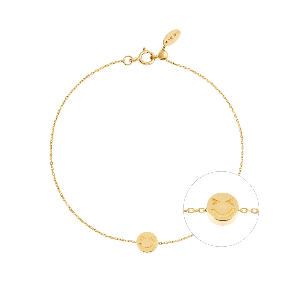 Modern Words Fine Merry 18K Gold Bracelet