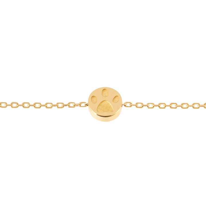 Modern Words Fine Paw Paw 18K Gold Bracelet