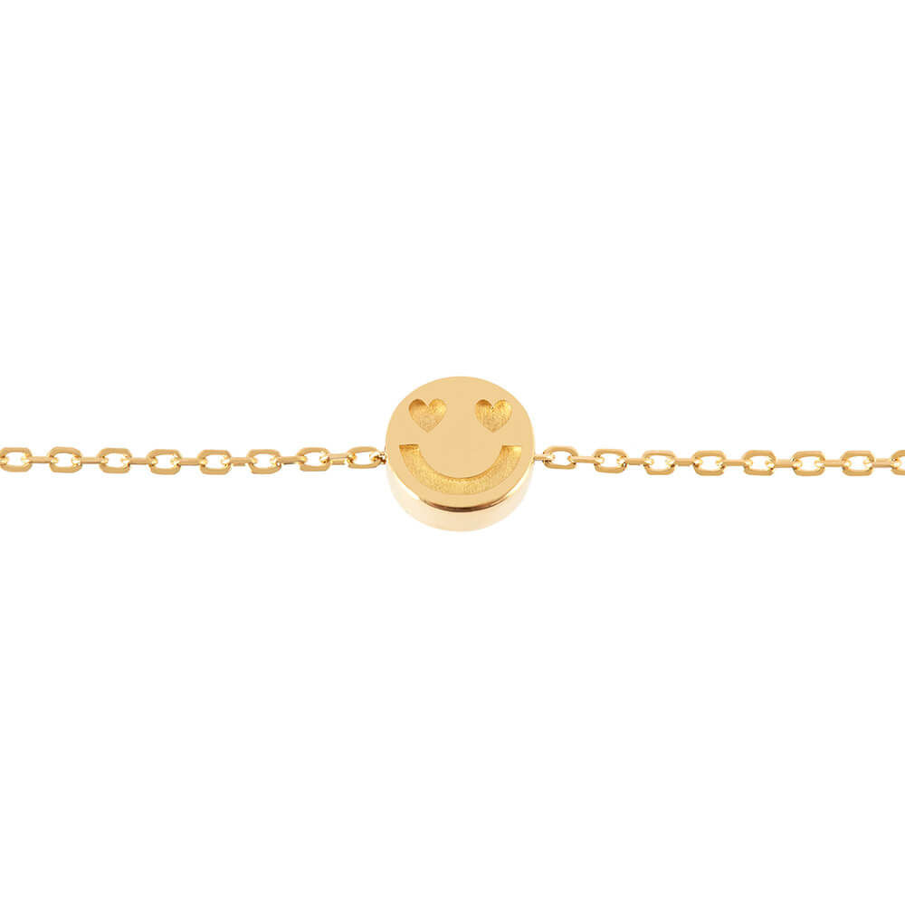 Modern Words Fine Smitten 18K Gold Bracelet