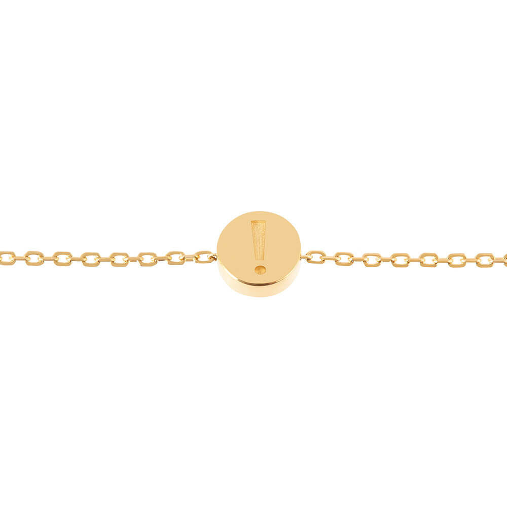 Modern Words Fine Surprise 18K Gold Bracelet