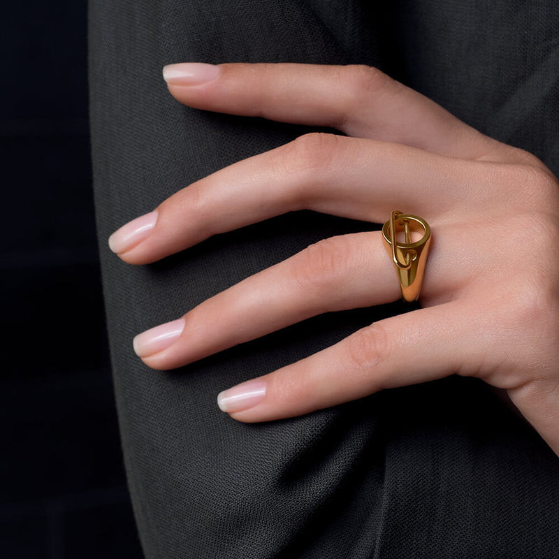 NEXUS Centrum Gold Plated Ring