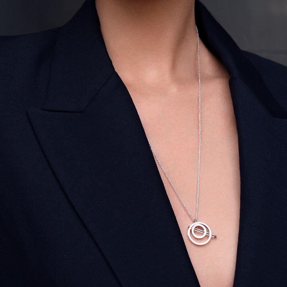 Nexus Spin Gold Plated Halskette