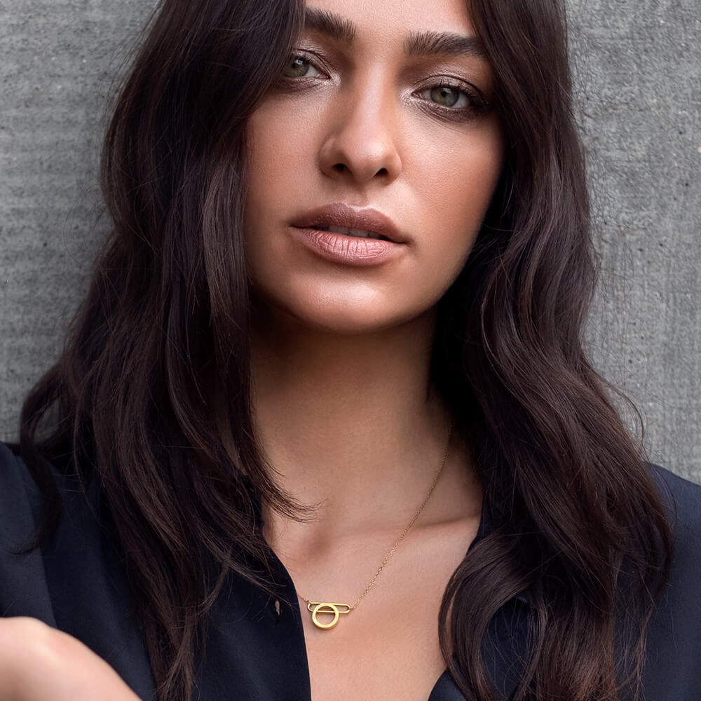 Nexus Trapezgold -Halskette