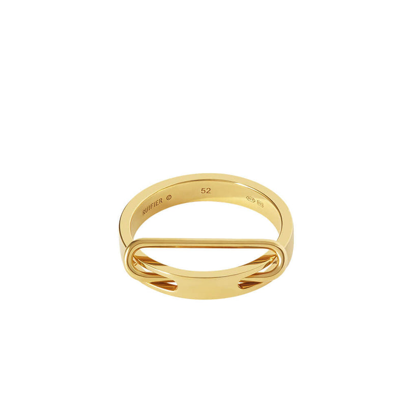 NEXUS Petite Levitate Gold Plated Ring
