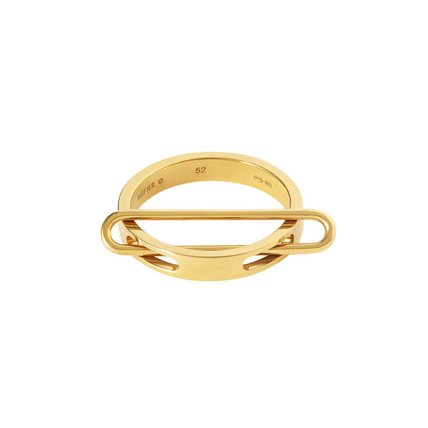 NEXUS Single Levitate Ring I 18 Kt. Gelbgold-Vermeil I 50