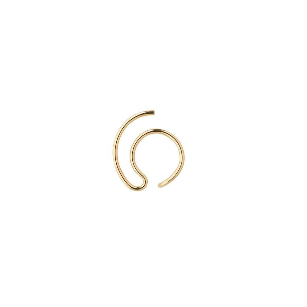 Orbit Fine Solar Gold Plated Earrings