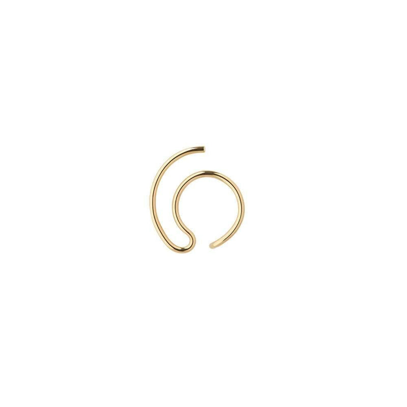 Orbit Fine Solar Gold Plated Earrings