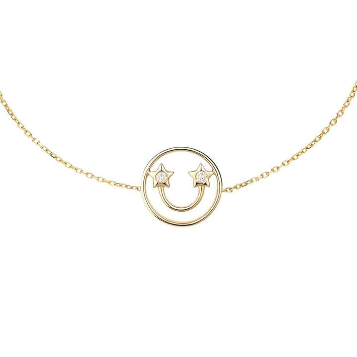 PETIT Beck 14K Gold Bracelet w. Diamond