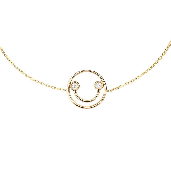 PETIT Belle 14K Gold Bracelet w. Diamond