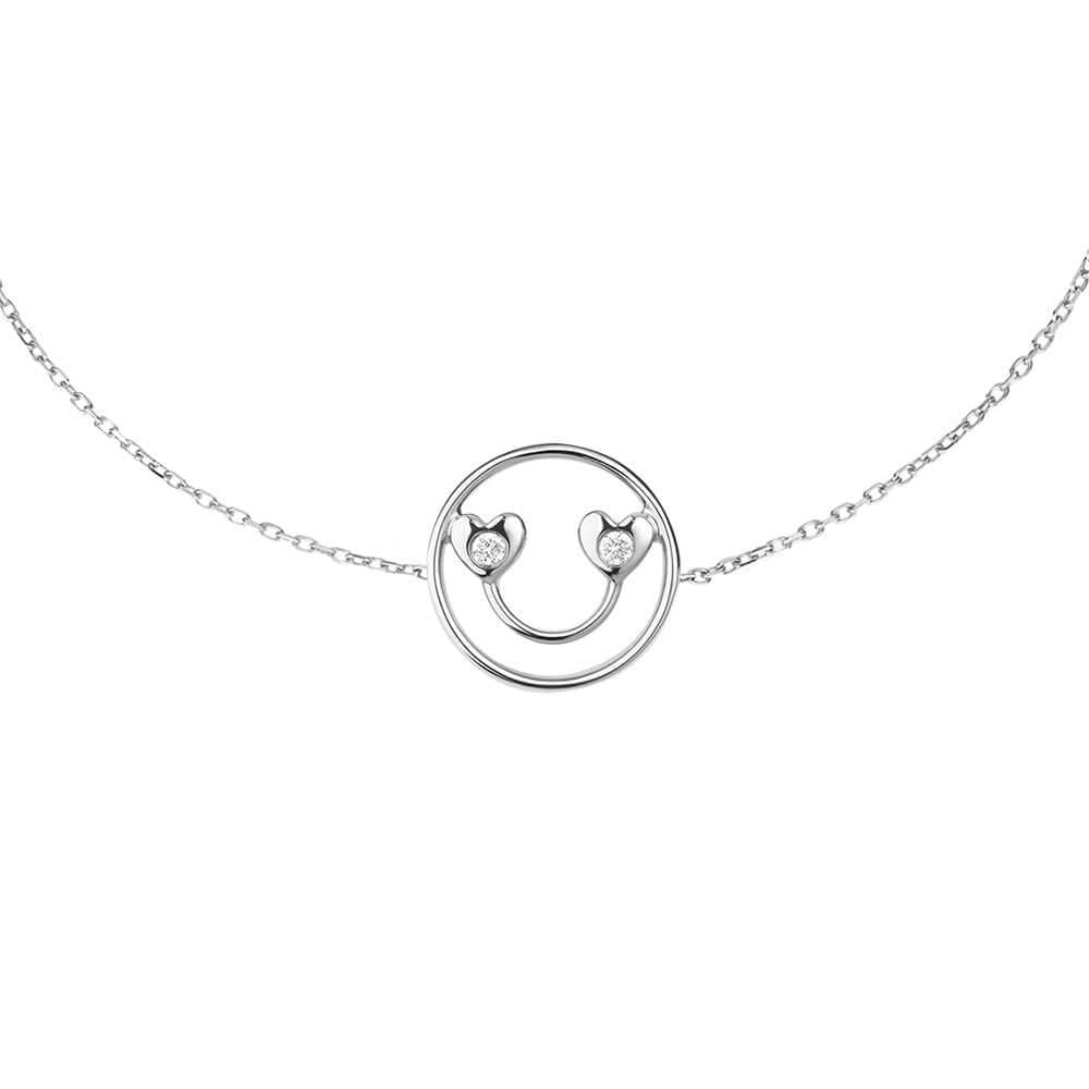 PETIT Jen 14K Whitegold Bracelet w. Diamond